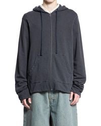James Perse - Vintage French Terry Zip-Up Hoodie - Lyst