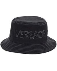 Versace - Medusa Drawstring Bucket Hat - Lyst