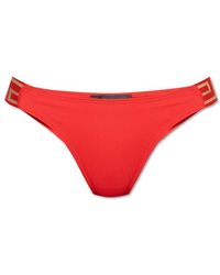 Versace - Greca-border Triangle Bikini Top - Lyst