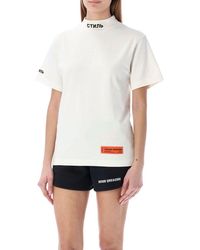 Heron Preston Ctnmb S/s Turtleneck T-shirt - White