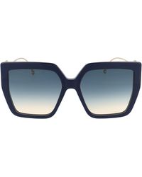 Fendi Ff0410spjpi4 Metal Sunglasses - Blue