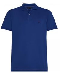 Tommy Hilfiger - Flag Embroidered Short-Sleeved Polo Shirt - Lyst