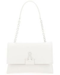 off white soft binder clip bolsa