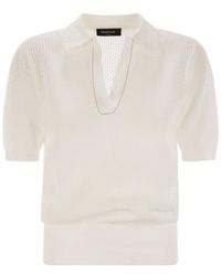 Fabiana Filippi - Polo Shirt With Diamond Thread - Lyst