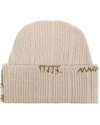 Marni - Wool Beanie With Stitching - Lyst