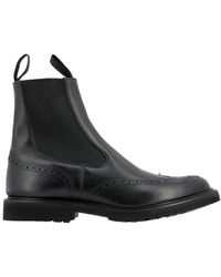 Tricker's - Henry Brogue Ankle Boots - Lyst