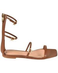Gianvito Rossi - Downtown Triple Buckle-fastened Sandals - Lyst