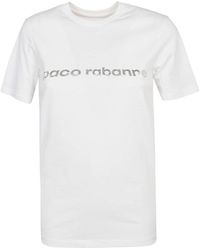 Rabanne - T-shirts And Polos White - Lyst