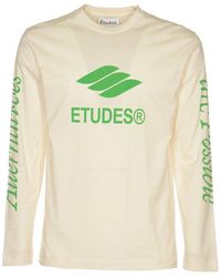 Etudes Studio - Logo Printed Long Sleeved T-shirt - Lyst