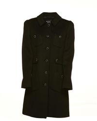 Boutique Moschino Button-up Coat - Black