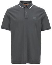 BOSS - Passertip Logo Patch Polo Shirt - Lyst