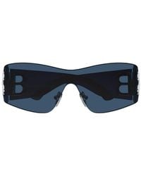 Balenciaga - Shield Frame Sunglasses - Lyst