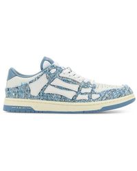 Amiri Boucle Skel Low Sneakers in Black for Men | Lyst