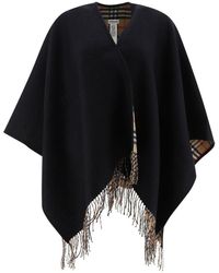 Burberry - Fringed-edge Reversible Scarf - Lyst