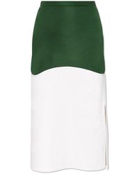 Ferragamo - Skirt With Logo Application, - Lyst