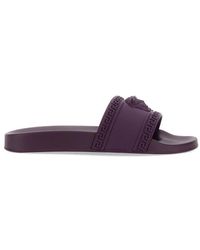 Versace Slide Sandal - Purple