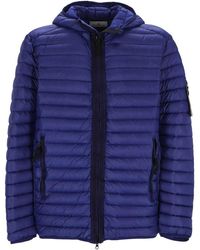 Stone Island - Compass-patch Padded Jacket - Lyst
