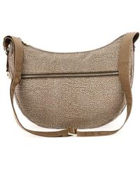 Borbonese - Zipped Medium Shoulder Bag - Lyst