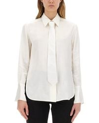 Paul Smith - Shirt With Attached Tie - Lyst