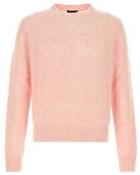 Prada - Melange Pastel Wool Sweater - Lyst