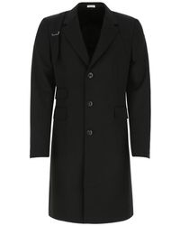 Alexander McQueen - Single Breasted Tailored Coat - Lyst