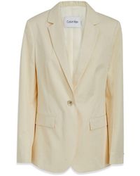 Calvin Klein - Single Breasted Tailored Jacket - Lyst