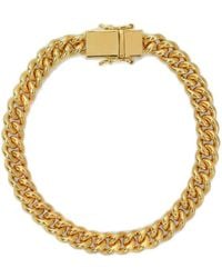 Tom Wood - Rounded Curb Thick Clasp Fastened Chain Bracelet - Lyst