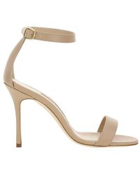 Manolo Blahnik - Chaos Strappy Heeled Sandals - Lyst