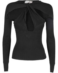 Coperni - Twisted Cut Out Knit Top - Lyst
