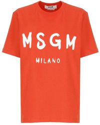 MSGM - T-Shirts And Polos - Lyst