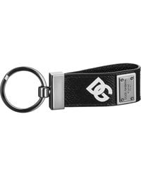 Dolce & Gabbana - All-over Dg Printed Key Chain - Lyst