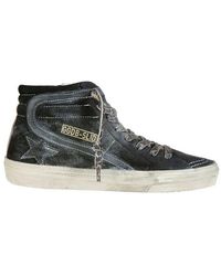 Golden Goose - Slide High-top Lace-up Sneakers - Lyst