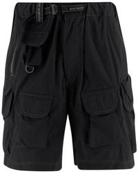 and wander - Belted Cargo Shorts - Lyst