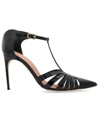 Malone Souliers - Jennifer Cut-Out Detailed Heeled Mules - Lyst