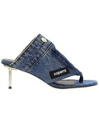 Coperni - Denim Open Thong Sandals - Lyst