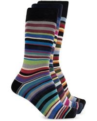 Paul Smith - Three Pack Of Cotton Socks - Lyst