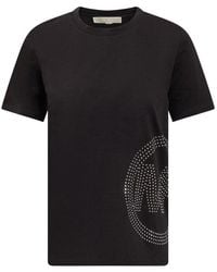 MICHAEL Michael Kors - Logo Embellished Crewneck T-shirt - Lyst