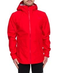 The North Face - Logo Printed Zip-up Jacket - Lyst