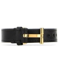 Tom Ford - Leather T Bracelet - Lyst