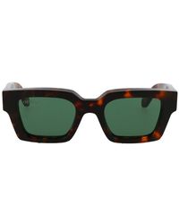 Off-White c/o Virgil Abloh Virgil Square Frame Sunglasses - Green