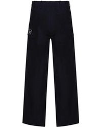 C.P. Company - Logo-printed Buckled Straight-leg Loose Trousers - Lyst