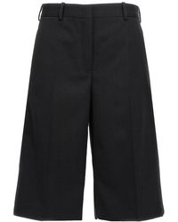 Jil Sander - Pressed Crease Tailored Shorts - Lyst