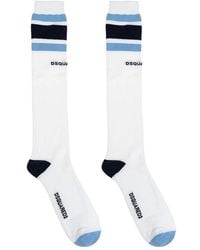DSquared² - Embroidered Logo Socks - Lyst
