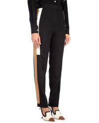Burberry Side Stripe Pants - Black