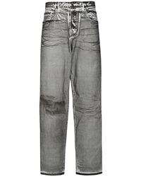 DSquared² - Gray Cotton Jeans - Lyst