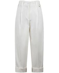 Herno - Delon Pleated Trousers - Lyst