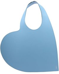 Coperni Heart Logo Printed Tote Bag - Blue