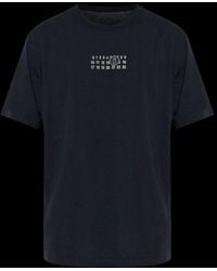 MM6 by Maison Martin Margiela - Numeric Printed Crewneck T-Shirt - Lyst
