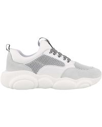 Moschino Teddy Run Low Top Trainer - White