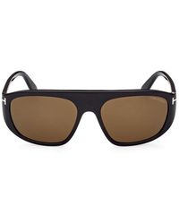 Tom Ford - Rectangle Frame Sunglasses - Lyst